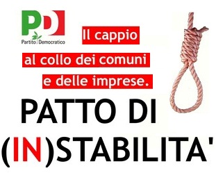 IL PATTO DI STABILITA’ E NON LA TESORERIA UNIFICATA UCCIDE GLI ENTI LOCALI