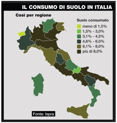 DUE CONSIDERAZIONI SUL CONSUMO DI SUOLO