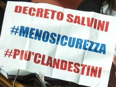 APPROVATO CON FIDUCIA AL SENATO IL DECRETO SICUREZZA