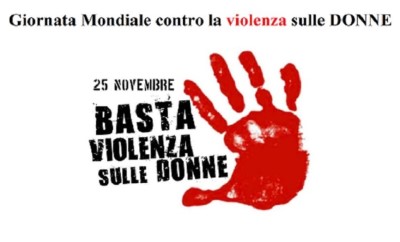 GIORNATA INTERNAZIONALE PER L'ELIMINAZIONE DELLA VIOLENZA CONTRO LE DONNE