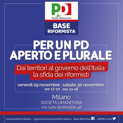 ASSEMBLEA NAZIONALE DELL'AREA POLITICA BASE RIFORMISTA PD