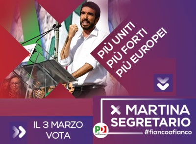 VERSO IL 3 MARZO SOSTENENDO MAURIZIO MARTINA