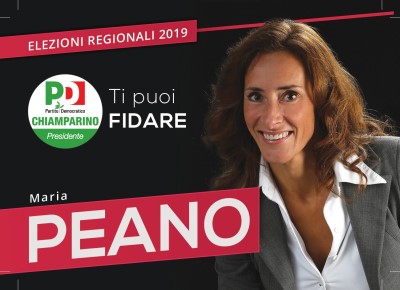 REGIONALI: MARIA PEANO