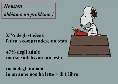 ANALFABETISMO FUNZIONALE.                 ABBIAMO UN PROBLEMA