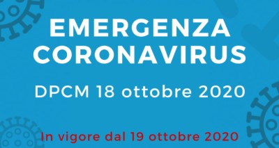 DPCM del 18 ottobre 2020