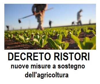 NUOVE MISURE A SOSTEGNO AGRICOLTURA DECRETO 