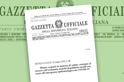 DECRETO RILANCIO IN GAZZETTA UFFICIALE È IN VIGORE