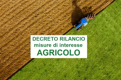 DL RILANCIO: PRINCIPALI MISURE PER AGRICOLTURA