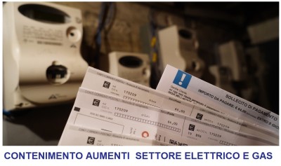 APPROVATO IL CONTENIMENTO AUMENTI PREZZI DEL SETTORE ELETTRICO E DEL GAS