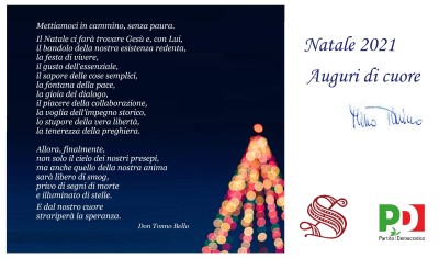 AUGURI PER UN SANTO NATALE