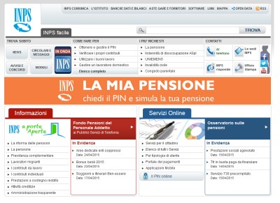 PENSIONI INPS: SOLLECITO AL MINISTRO DEL LAVORO PER UNA MAGGIORE ACCESSIBILITA' ALLE INFORMAZIONI