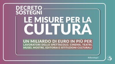 INDENNITA' CULTURA PER I LAVORATORI DELLO SPETTACOLO E PER TEATRI CINEMA, MUSEI