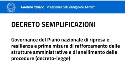 PUBBLICATO IL DECRETO SEMPLIFICAZIONI 2021