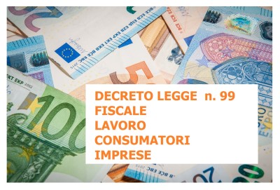 MISURE FISCALI, LAVORO, CONSUMATORI E IMPRESE