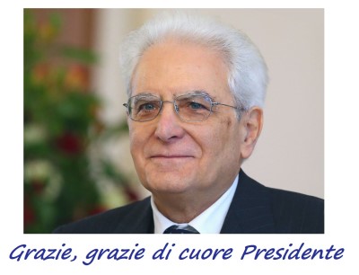 GRAZIE PRESIDENTE