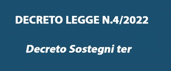 DECRETO SOSTEGNI TER