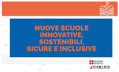 PNRR: 9 NUOVE SCUOLE IN PIEMONTE