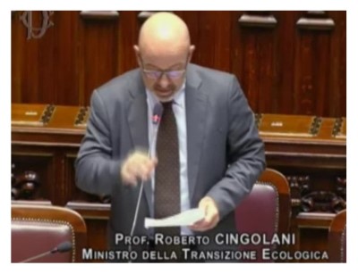 INFORMATIVA DEL MINISTRO CINGOLANI SULLA TRANSIZIONE IN ATTO