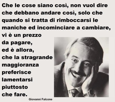 A TRENT'ANNI DALL'ASSASSINIO DI GIOVANNI FALCONE